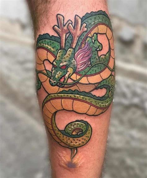 Superb #penandink #drawing by @tajijoseph of the #divine #dragon #shenron from #dragonballz. The Very Best Dragon Ball Z Tattoos | Z tattoo, Tattoos ...