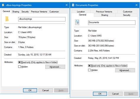 Difference In Windows Properties Dialogs For Folders Super User