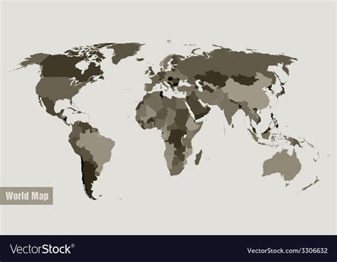 World Map Vector Countries