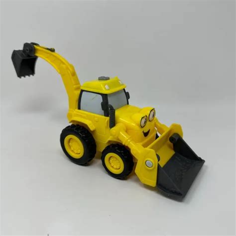 Bob The Builder Pull Back And Go Scoop With Sounds Backhoe Digger Works