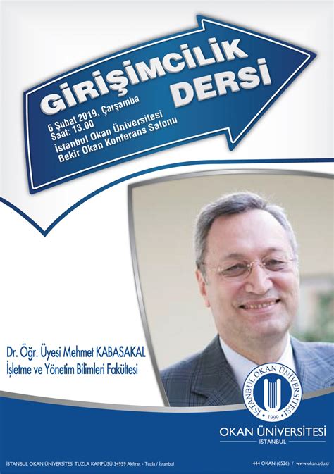 Girişimcilik Dersi / Mehmet Kabasakal - İstanbul Okan Üniversitesi