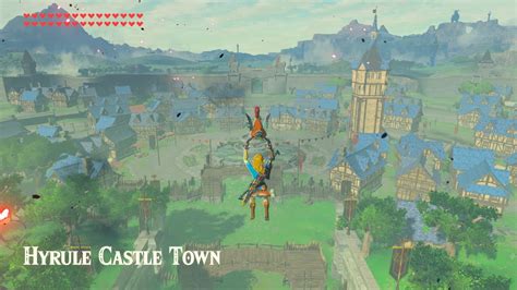 Pre War Hyrule Castle Town The Legend Of Zelda Breath Of The Wild