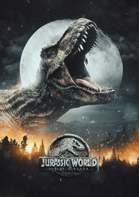 Jurassic World Fallen Kingdom Hollywood Sci Fi Movie Poster 2 Large Art Prints By Movie