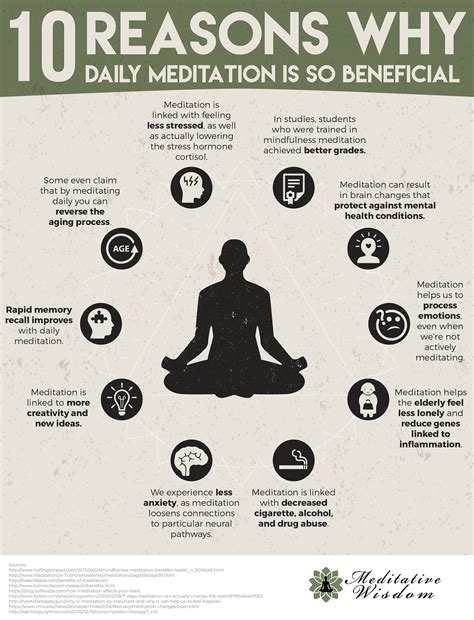 10 reasons why daily meditation is so beneficial infographic artofit