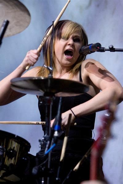 Skillet S Rockin Female Drummer Jen Ledger