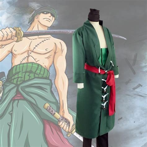 Roronoa Zoro Cosplay Costume Hot One Piece Anime Cos Man Roronoa Zoro