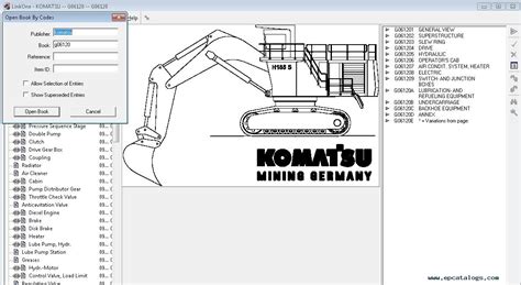Komatsu Construction Europe Parts Catalog 2022 Download