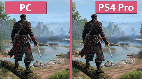 4k Assassins Creed Rogue Original Pc Vs Ps4 Pro Remastered
