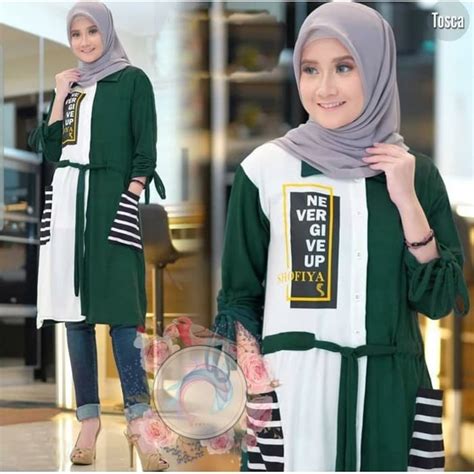 View desain baju tunik background. Baju Tunik Atasan Muslim Modern Trendy Masa Kini | RYN Fashion