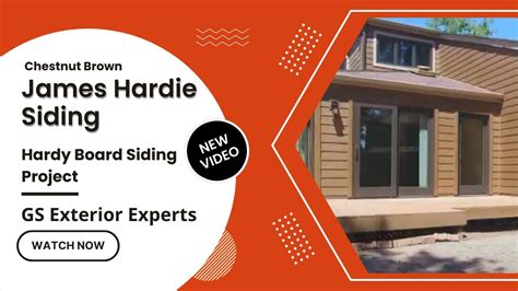 James Hardie Chestnut Brown Hardy Board Siding Project Youtube