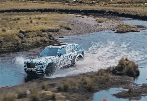 Rolls Royce Cullinan Shows Off Its All Terrain Capability Video