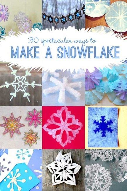 30 Easy Snowflake Crafts For Kids To Make How To Make Snowflakes