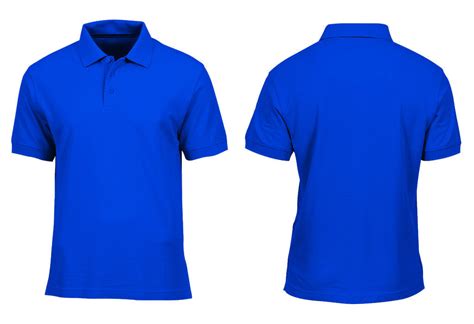 602 Blue T Shirt Template Front And Back Popular Mockups