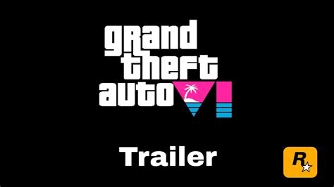 Gta 6 Trailer Teaser Youtube