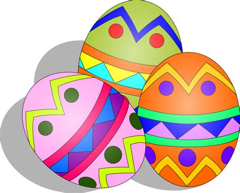 Happy Easter Eggs Clip Art Clipart Best