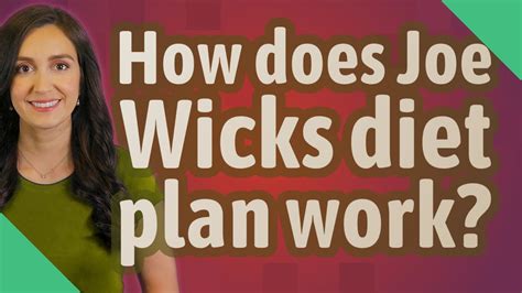 How Does Joe Wicks Diet Plan Work Youtube