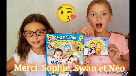 Magazine de Swan et Néo reçu ! - YouTube