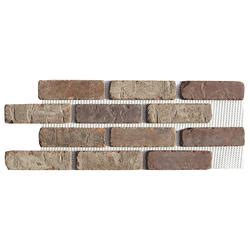 With a distinctive blend of reds, grays and blacks tumbled with an old weathered look. Brickwebb Thin Brick Sheets (8.7 Sq Ft) at Menards®