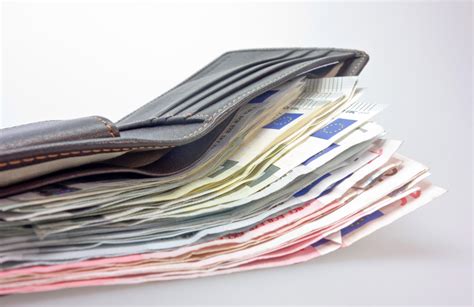 Wallet With Lots Of Money Bills In It Image Free Stock Photo Public