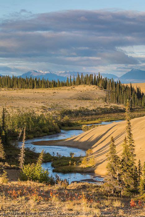 Ahnewetut Creek Flows Through The Great Sand Dunes In The Kobuk Valley