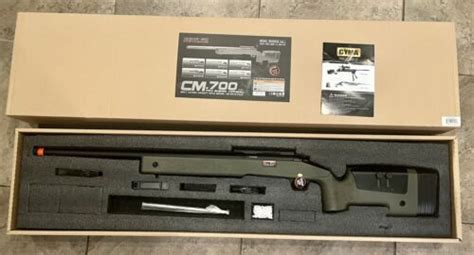 CYMA USMC M A Bolt Action Airsoft Sniper Rifle OD Green New EBay