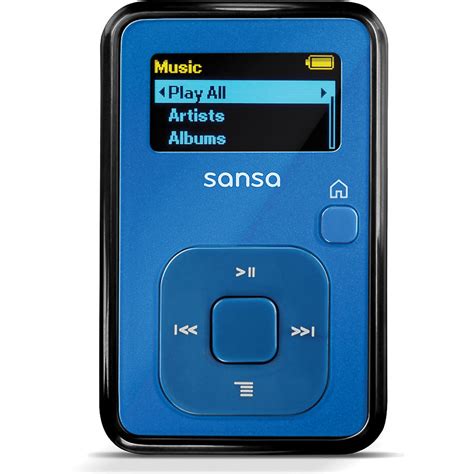 Sandisk 4gb Sansa Clip Mp3 Player Ice Blue Sdmx18r 004gb A57