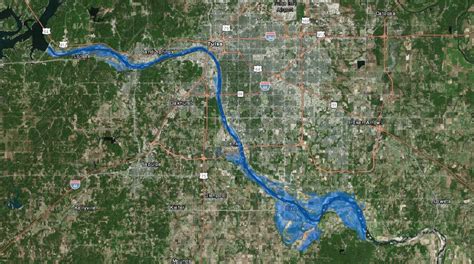 Oklahoma And Arkansas Evacuations As Rivers Approach Record Levels