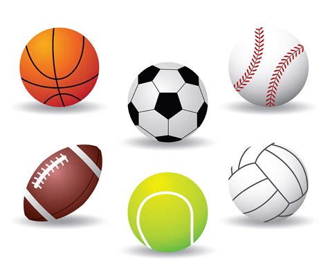 Sports Balls Vector Art Icons And Graphics For Free Download
