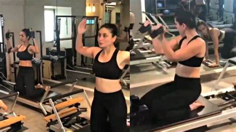 Kareena Kapoor Workout With Malaika Arora Khan In Gym Youtube