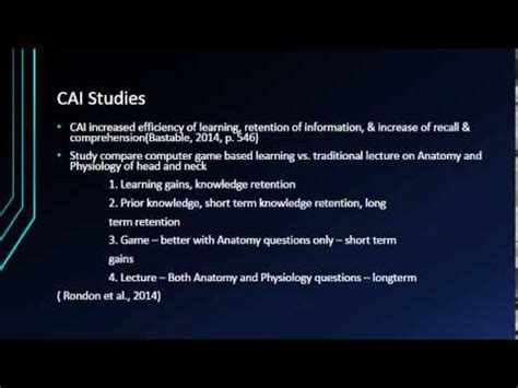 To guide the study, three research questions were asked and. Computer Assisted Instruction - YouTube