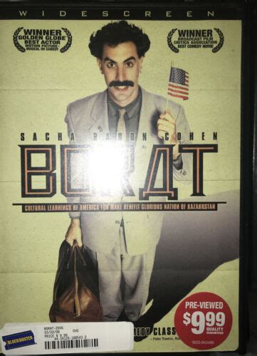 Borat Widescreen Edition Dvd Dvd By Sacha Baron Cohen Dvds