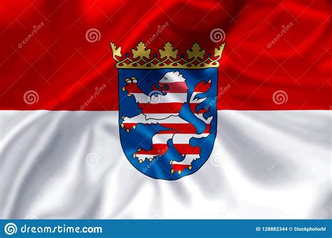 Hesse Germany Flag Illustration Stock Illustration - Illustration of ...
