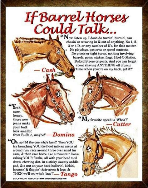 If Horses Could Talk Horse Quotes Funny Horse Quotes Barrel Horse