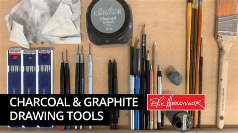 Graphite And Charcoal Drawing Tools Youtube