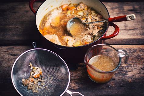 Bouillon De Poulet Maison Le Coup De Gr Ce