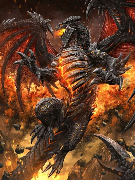Deathwing Warcraft Dragon Art World Of Warcraft Wallpaper Fantasy