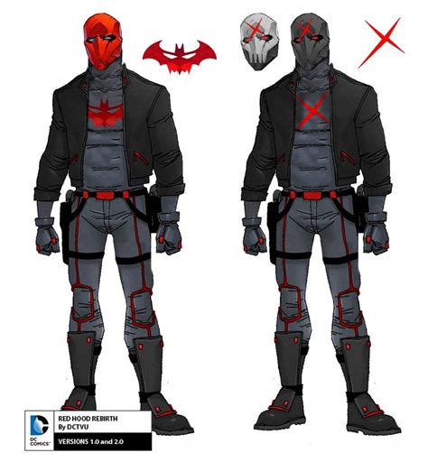 Rebirth Redesign Red Hood By Dctvu Comic Book Characters Comic