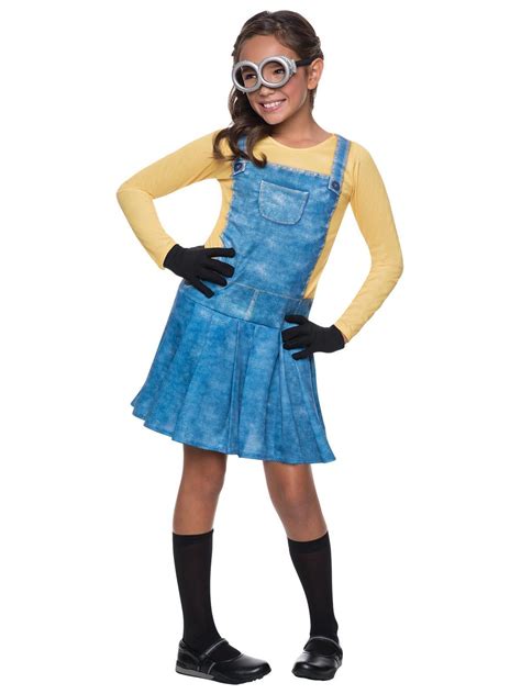 Minion Girl Costume For Kids Universal Despicable Me Costume World Nz