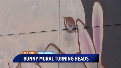 Smoking Bunny Sex Mural At Beholder Indianapolis Restaurant Miami Herald