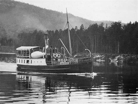 Transpress Nz Small Steamship Bratsberg Norway Circa 1900