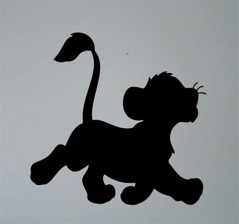 Simba Silhouette Gallery Mickey Mouse Dessin Dessin Roi Lion