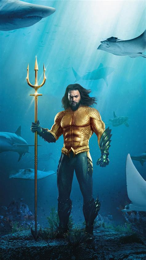 Aquaman 2018 Phone Wallpaper Moviemania Superhero Poster Dc
