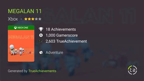 Megalan 11 Xbox One Achievements Trueachievements