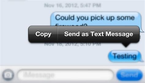 Send An Imessage As A Text Message Instead From Iphone