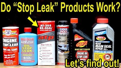 Do Stop Leak Products Work Do They Damage Engine Seals Will They