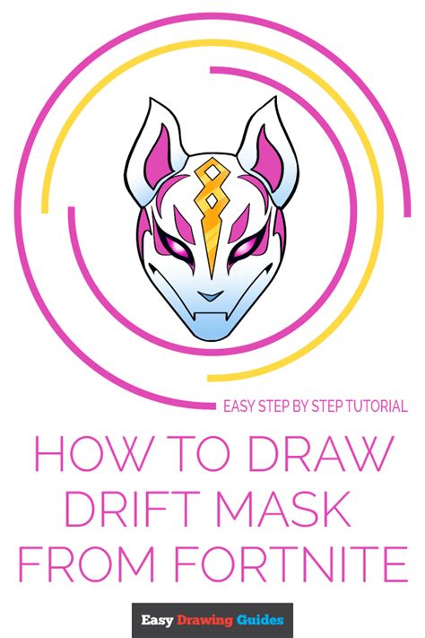 How To Draw Drift Mask From Fortnite Really Easy Drawing Tutorial