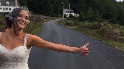Bride Forced To Hitchhike To Her Own Wedding