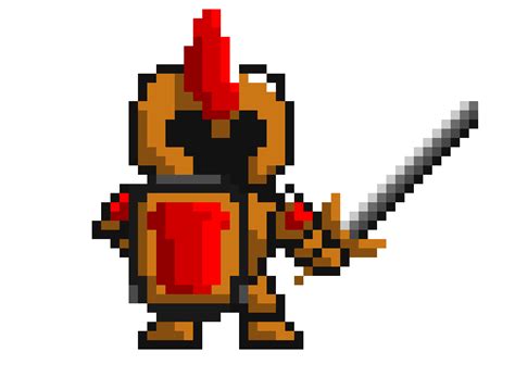 Artstation Pixel Art 1 Hour Warrior Valerii Kim Pixel Art Pixel Images