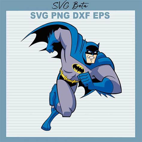 Batman Svg Bat Man Superman Superhero Png Dxf Cut File