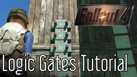 Logic Gates In Fallout 4 Contraptions Dlc Youtube
